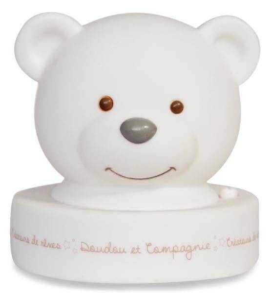 Doudou et Compagnie Veilleuse Ourson Blanc